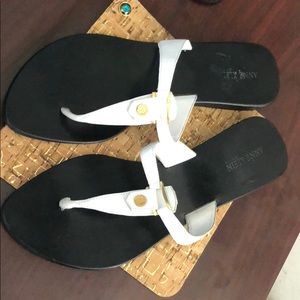 Anne Klein white sandals Size 9